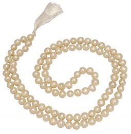 Naturally grown Pearl Japa Beads 8mm